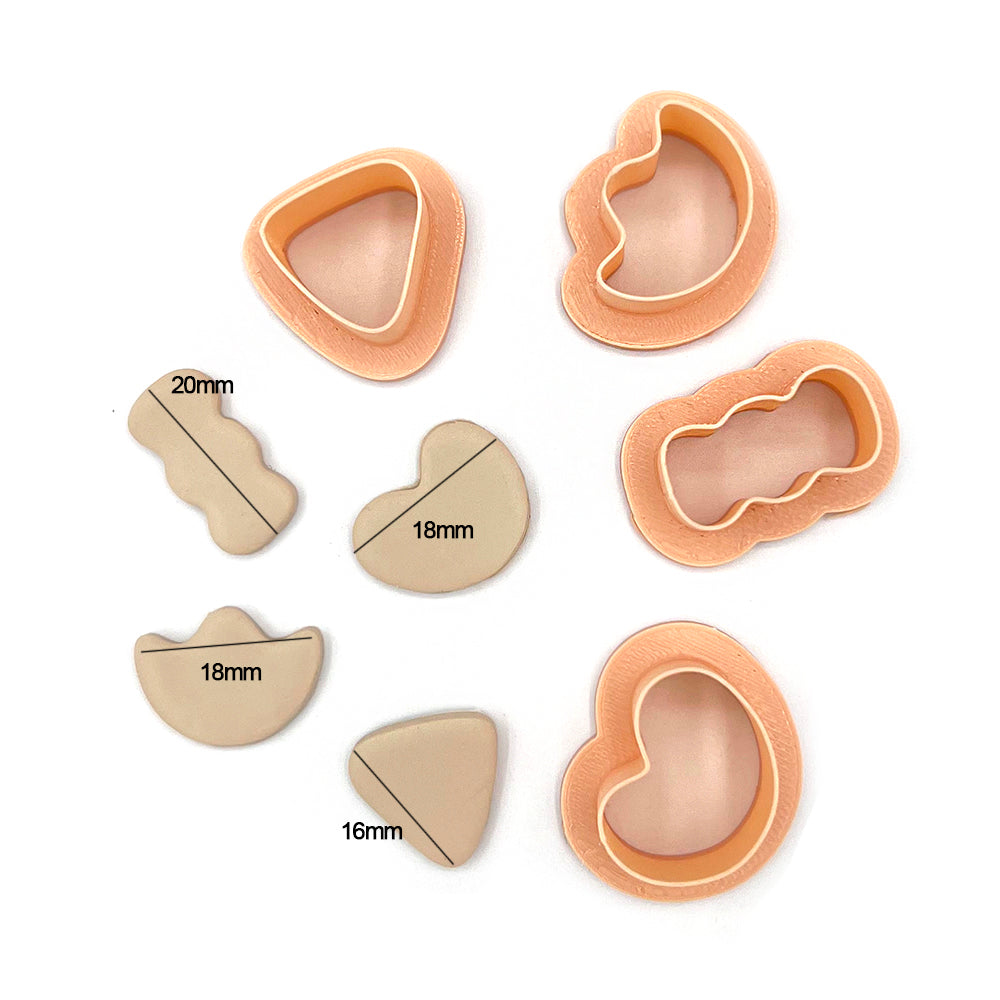 Organic studs pack June (4pcs)