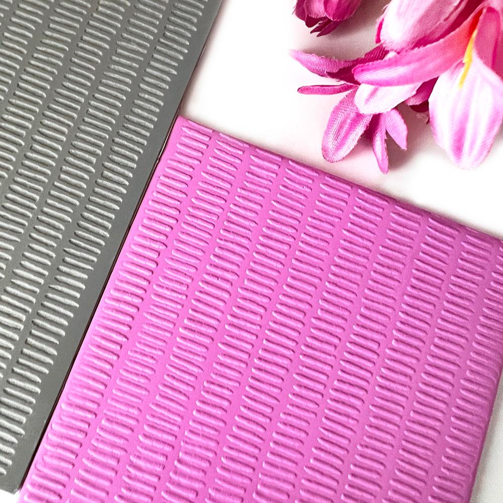 Clay Texture Mat Organic Stripe Pattern
