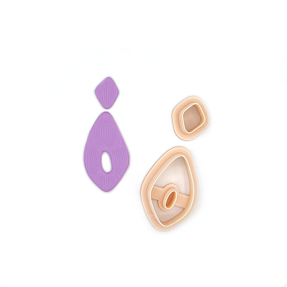 Organic Open Diamond Set | Polymer Clay Cutter