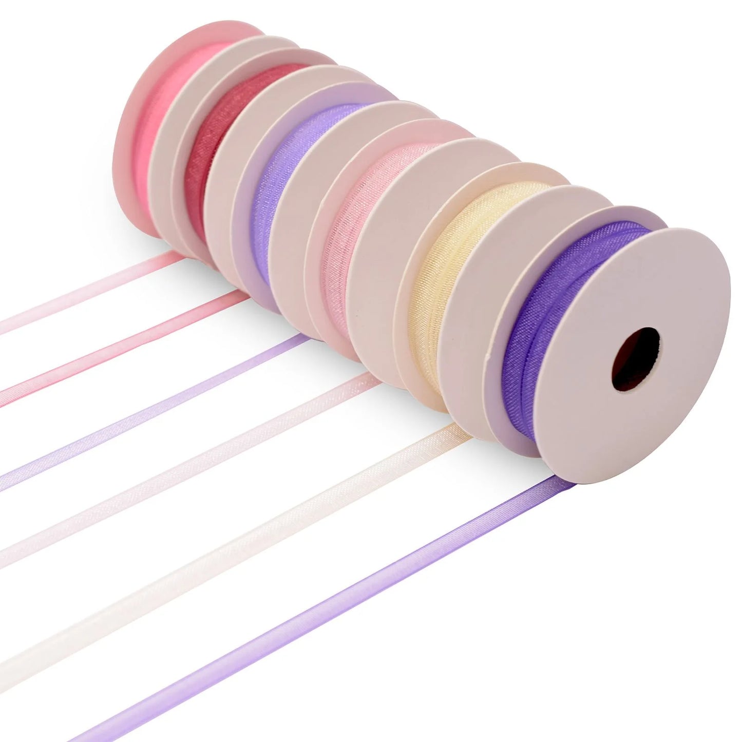 Organza Ribbon 6 Colors 3mmx2m Baby Pink 