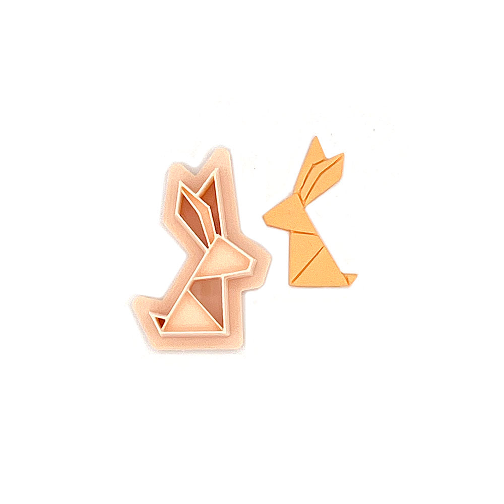 Origami Rabbit | Polymer clay cutter