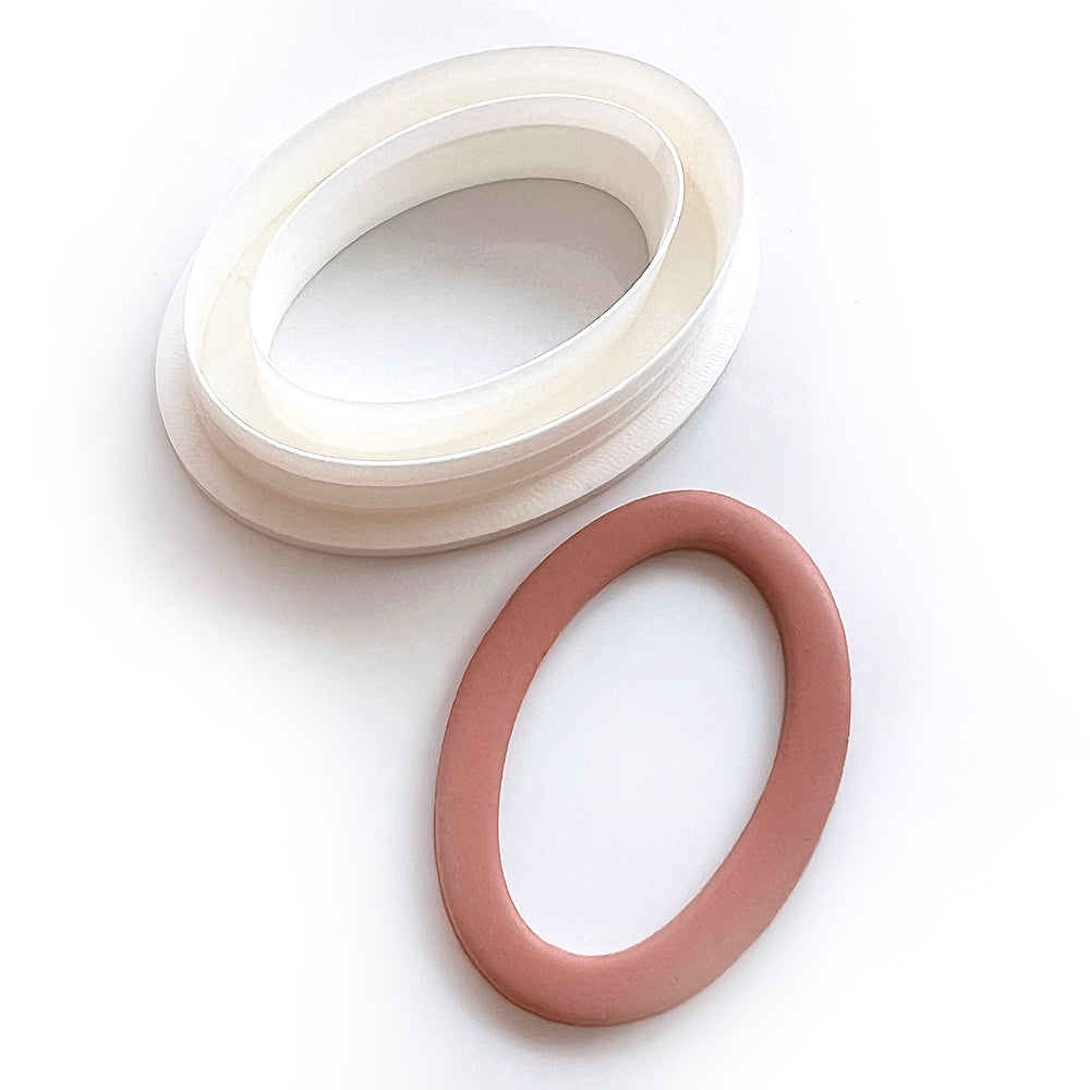 Thin Oval | Polymer Clay Cutter | Polymer clay cutter