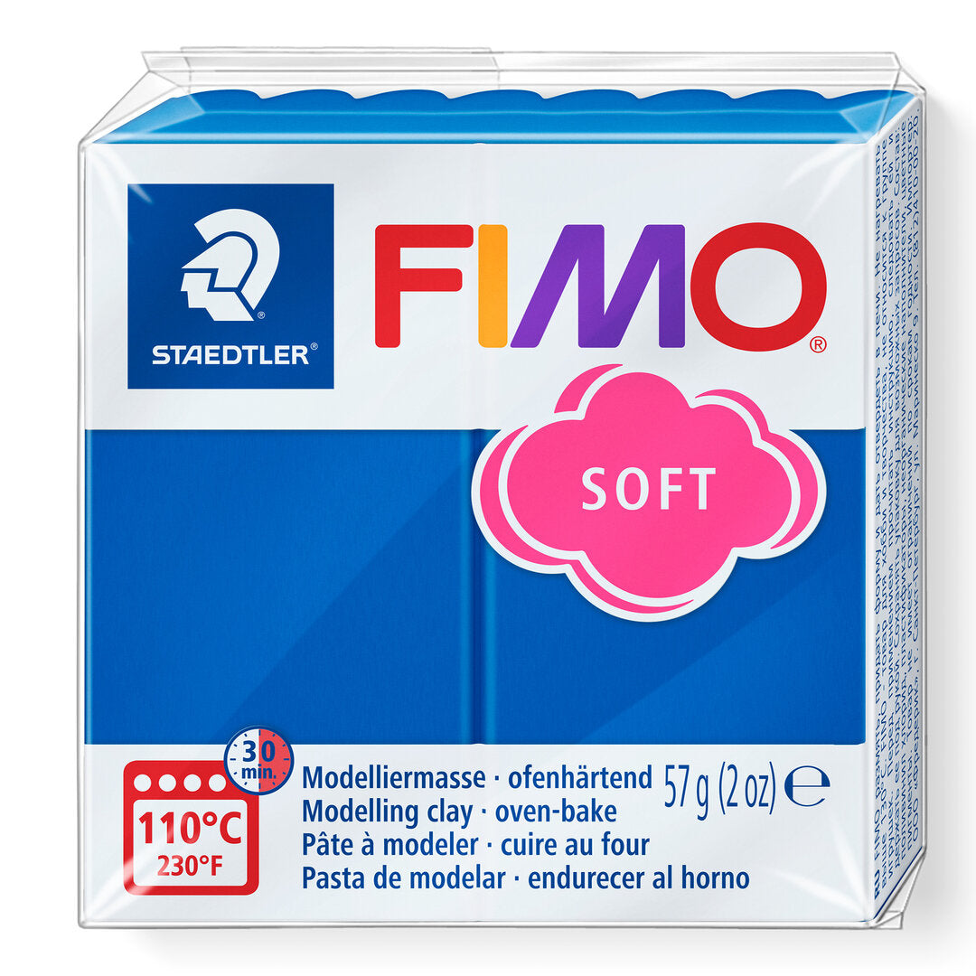 Fimo clay soft Pacific Blue 8020-37