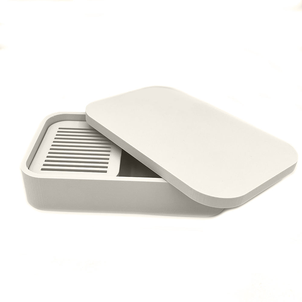 STL file Powder Box with separate tray (for 3D printing only)