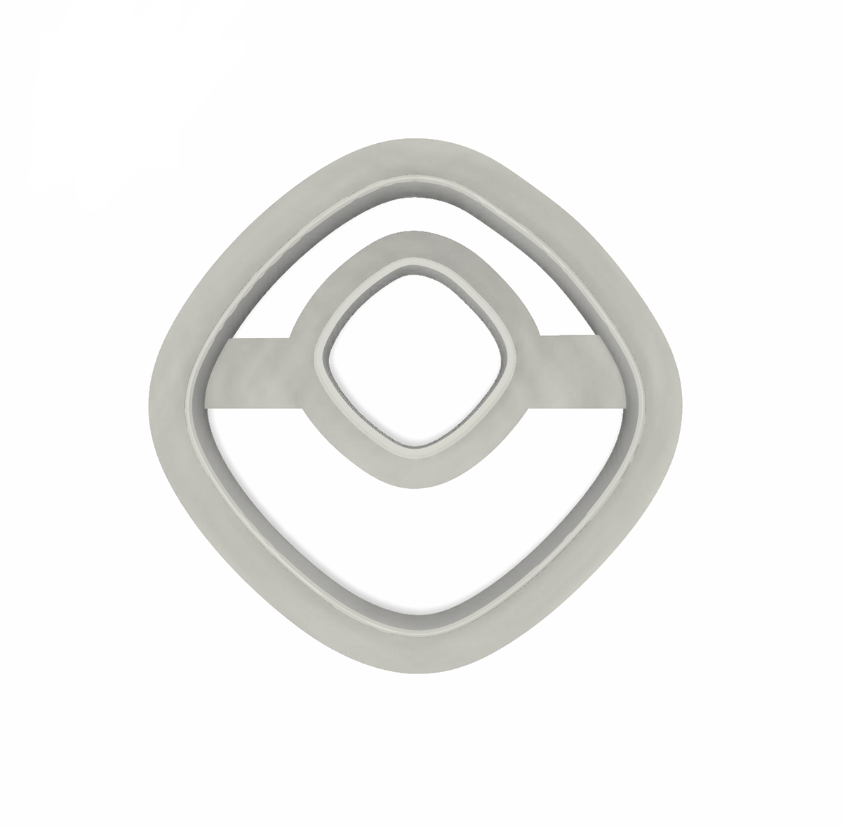 STL file Rounded Diamond (for 3D printing only)