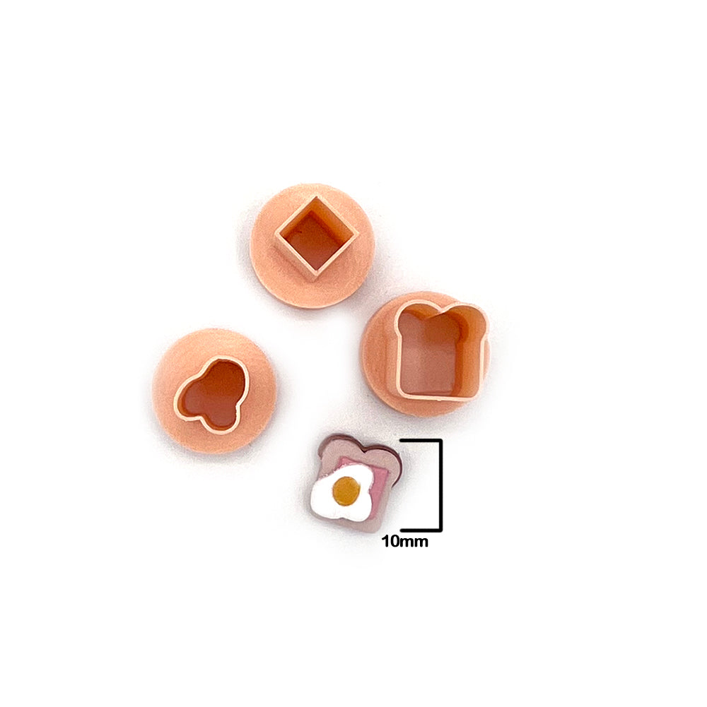 Sandwich with Egg and Ham Deco MINI cutters (3pcs)