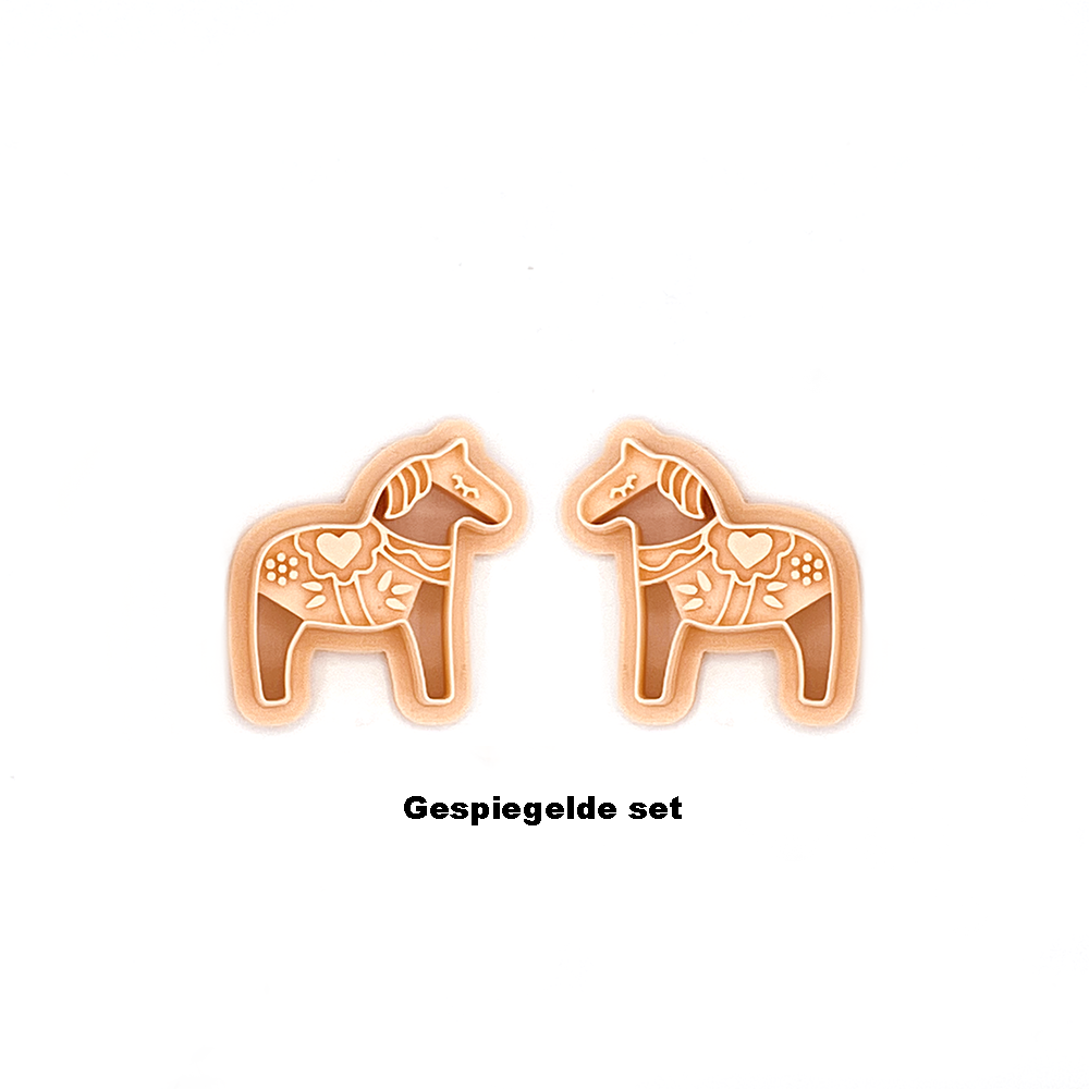 Scandinavian Folklore Horse | Polymer clay cutter