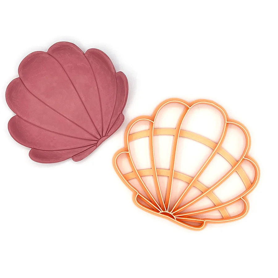 Mega Shell (coaster/bowl) | Polymer Clay Cutter | Polymer clay cutter