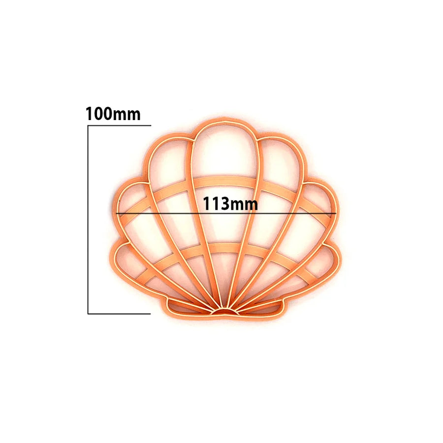 Mega Shell (coaster/bowl) | Polymer Clay Cutter | Polymer clay cutter