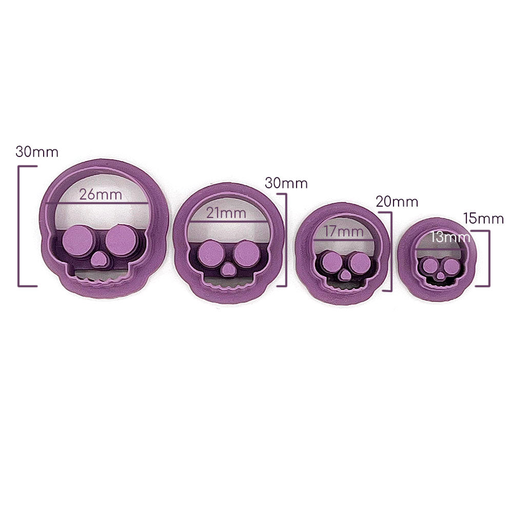 Skull Icon | Polymer Clay Cutter | Polymer clay cutter