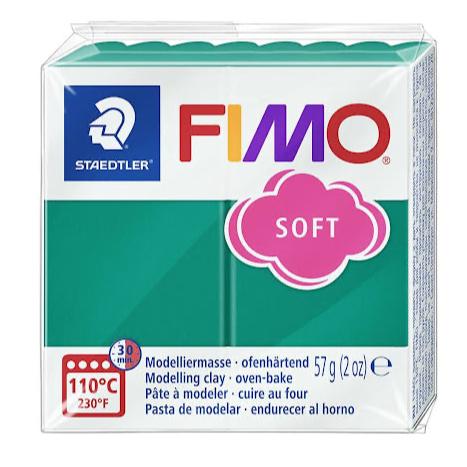Fimo clay soft emerald 8020-56
