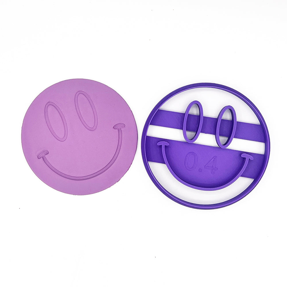Mega Smiley (coaster/bowl) | Polymer Clay Cutter | Polymer clay cutter