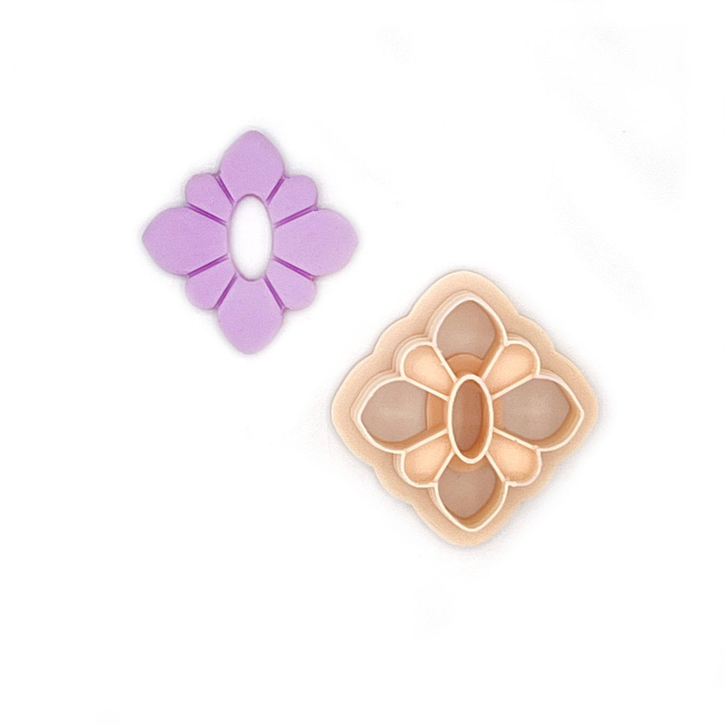 Square Flower | Polymer clay cutter |