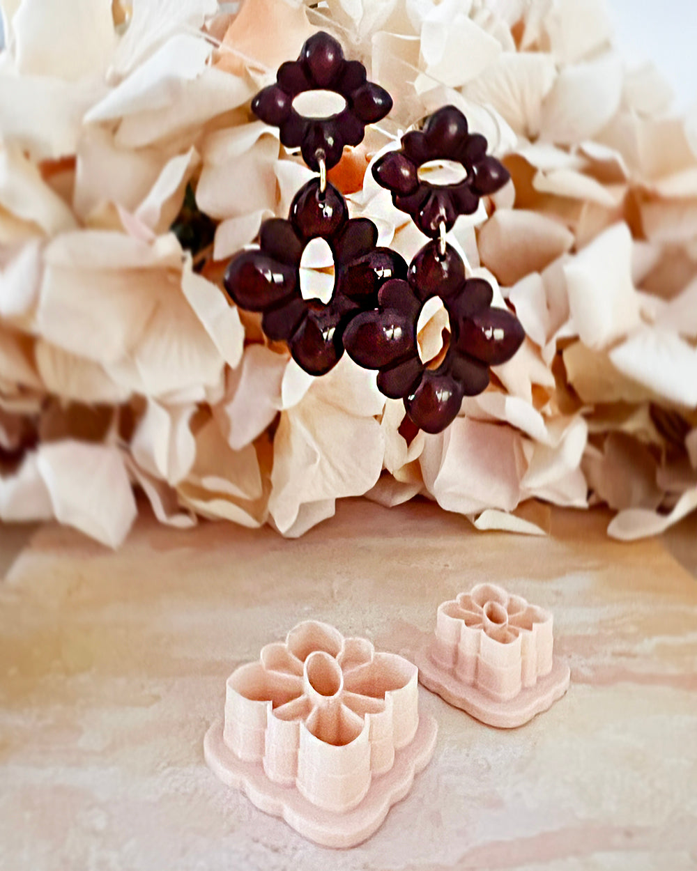 Square Flower | Polymer clay cutter |