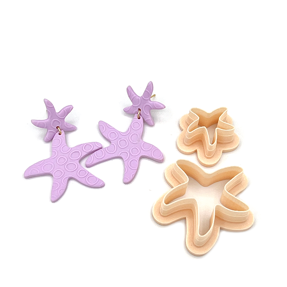 Starfish Set | Polymer clay cutter