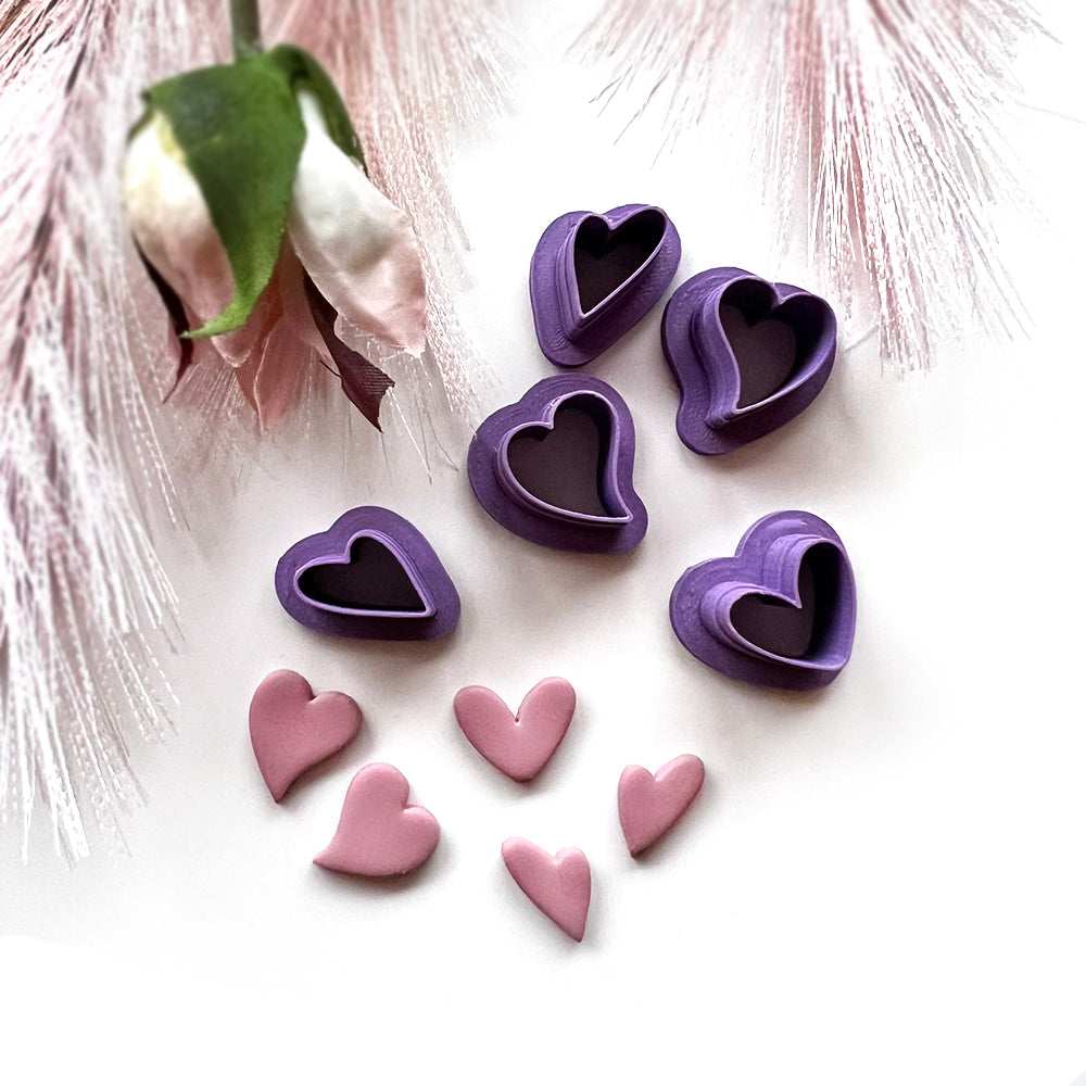 Studs / tops 15mm (P) Lovely | Polymer Clay Cutter | Polymer clay cutter