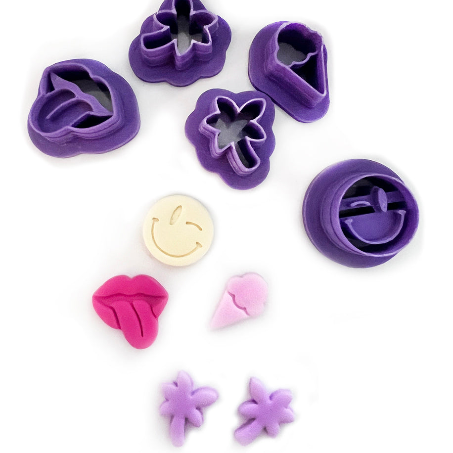 Studs / tops I Hot Summer Studs 15mm | Polymer Clay Cutter | Polymer clay cutter