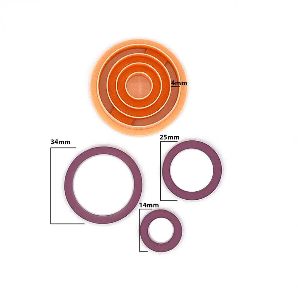 Thin Circles | Polymer Clay Cutter | Polymer clay cutter