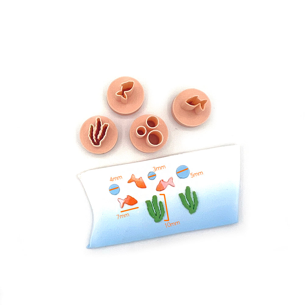 Under the Sea Deco MINI cutters (4pcs)