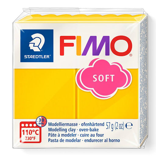 Fimo clay soft sun yellow 8020-16