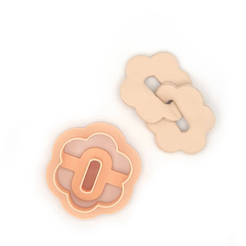 Chain link Flower 30mm