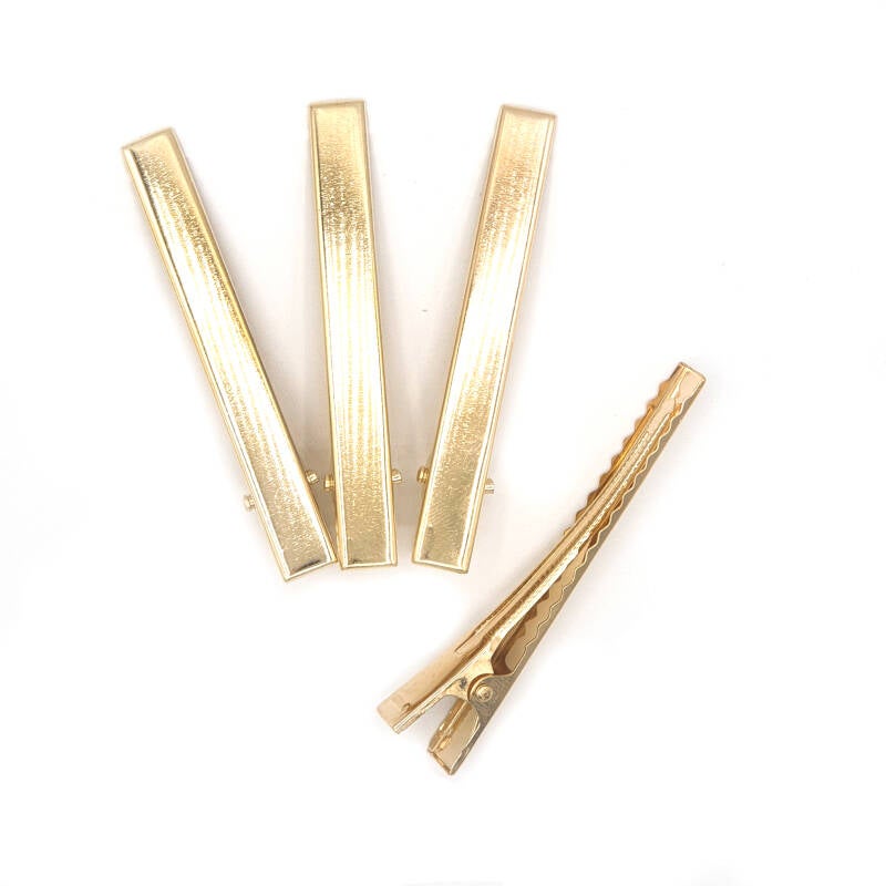 4 pieces DIY hair clip 60 mm