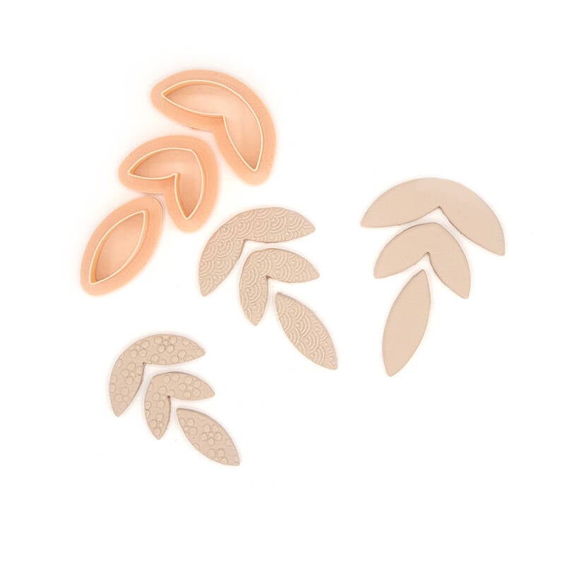 Triple Leaf Earring set