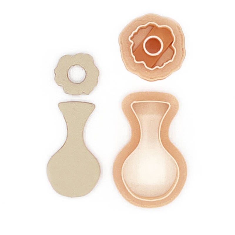 Long Vase with Poppy