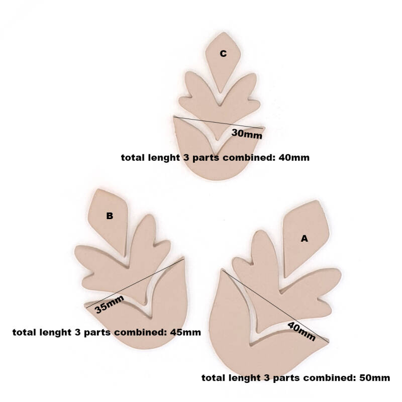 Leaf Party Earring set