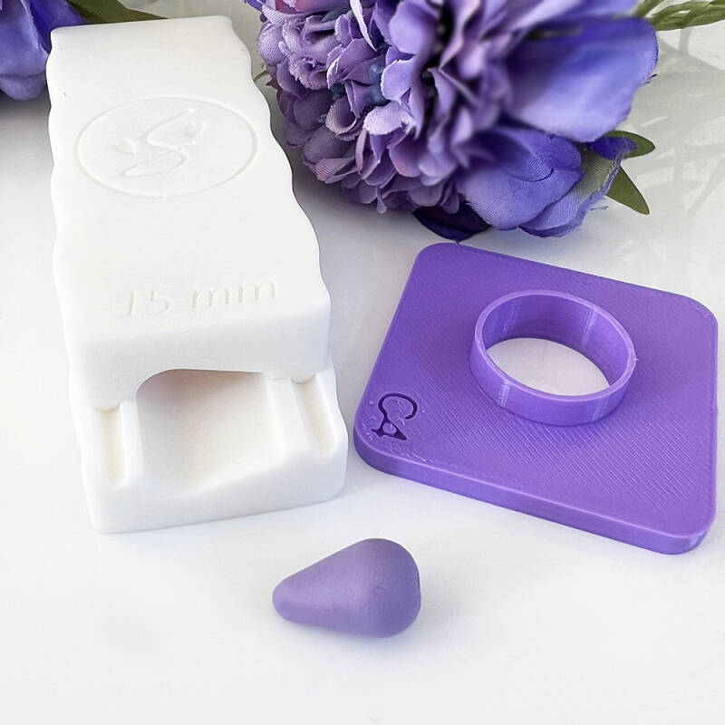 Bead Roller Round Cone 15 mm + measurement circle