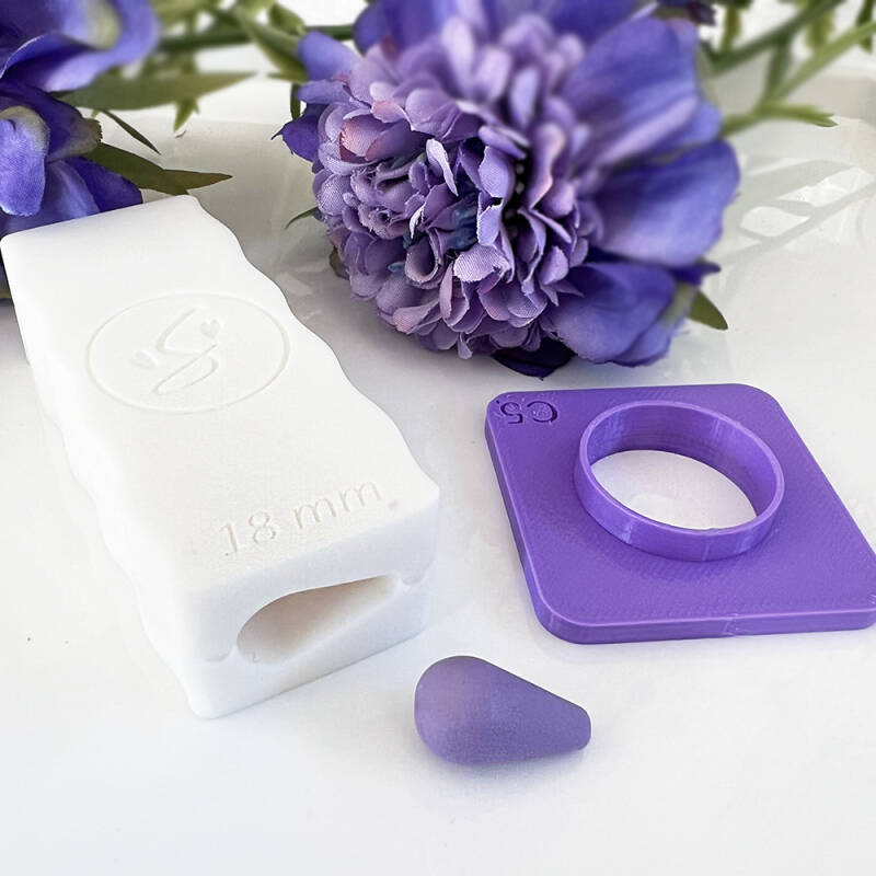 Bead Roller Round Cone 18 mm + measurement circle