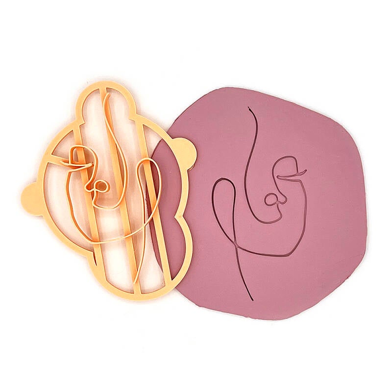 Coaster print Woman Face