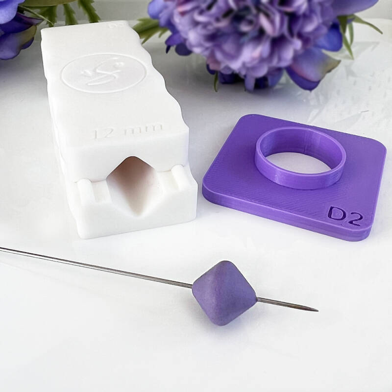 Bead Roller Diamond 12mm + measurement circle