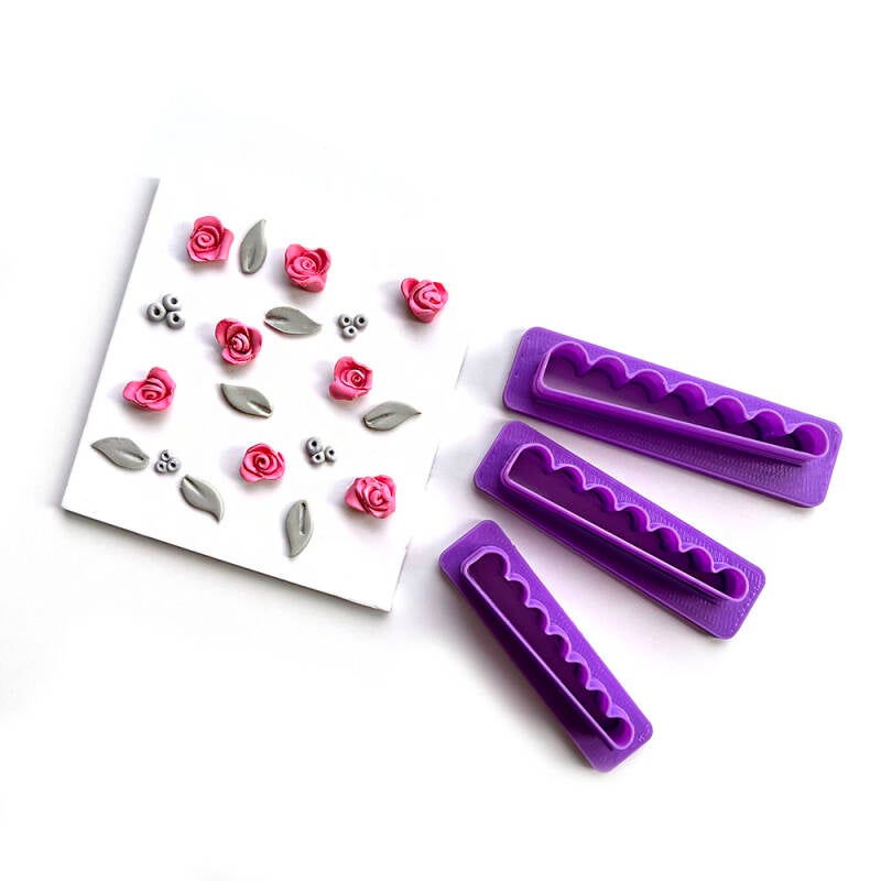 Easy Rose cutters (set of 3)