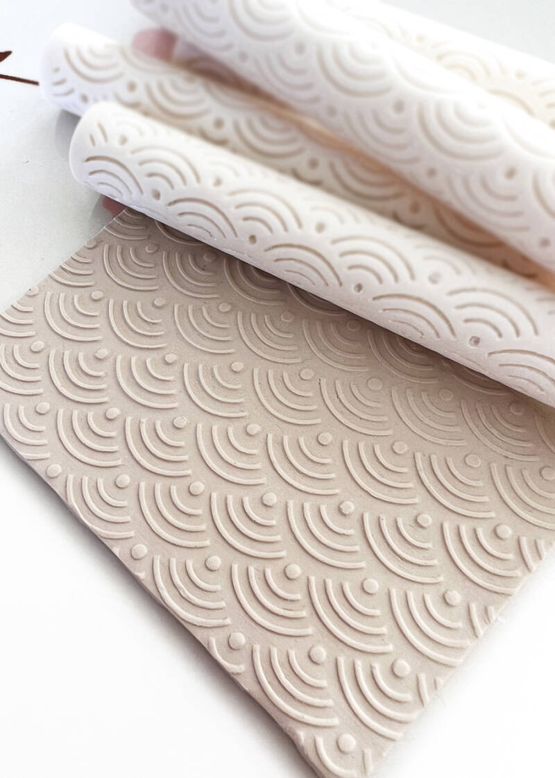 Texture Roller Japanese Fan