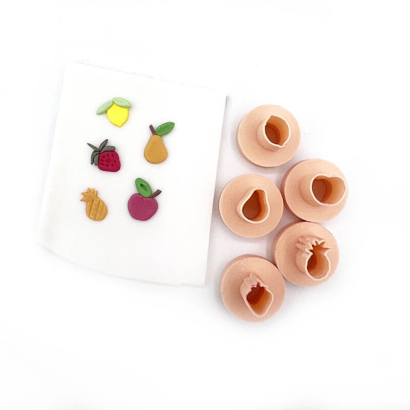 Fruit Deco MINI cutters (5 pieces) approx 7mm