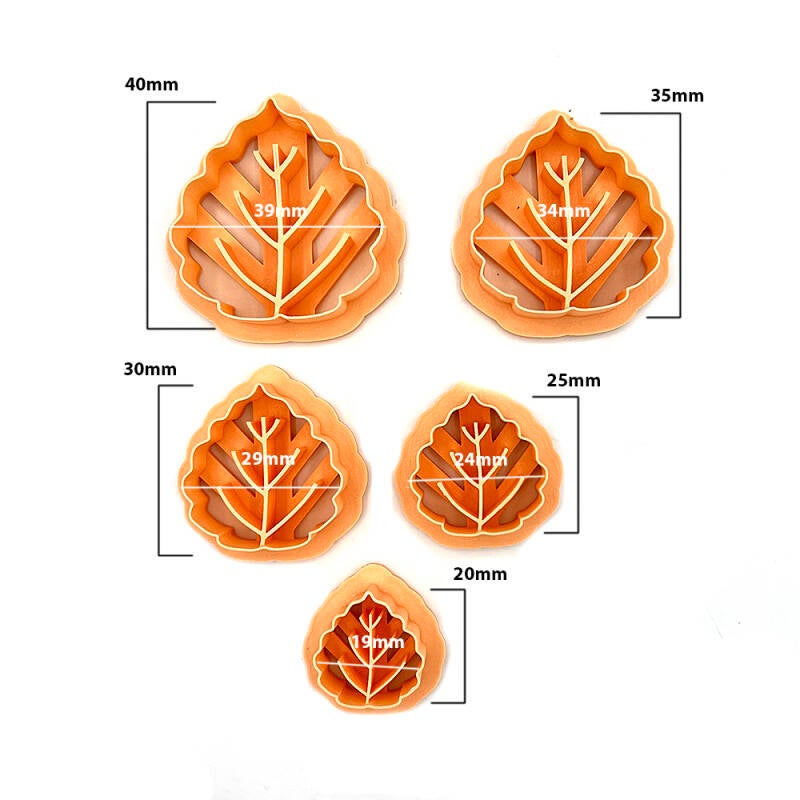 Autumn Leaf | Autumn Leaf | Polymer clay cutters | Polymer clay cutters