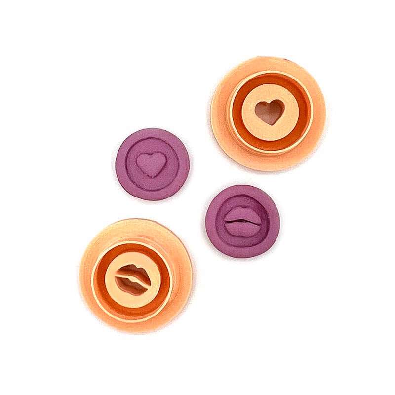 Little Lips or Heart emboss 