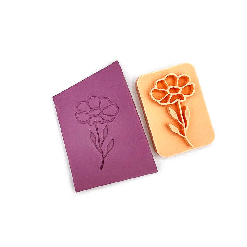 Stamp Open Flower