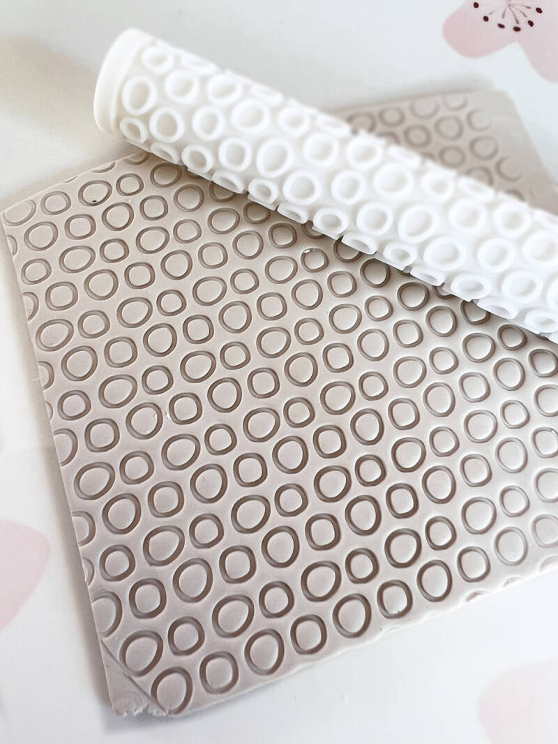 Texture Roller Organic Circles Imprint