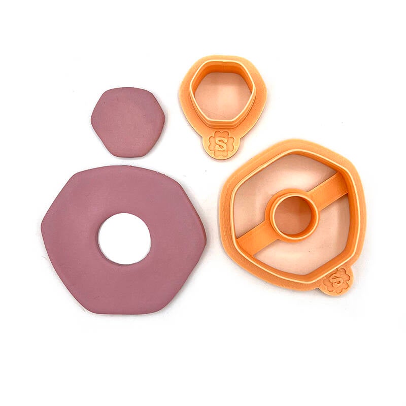 Organic Pebble Donut incl top (2 cutters)