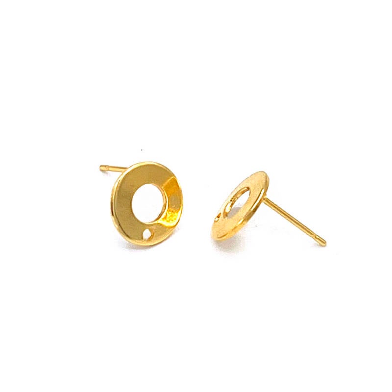 Open Circle Studs (4pc) Stainless Steel