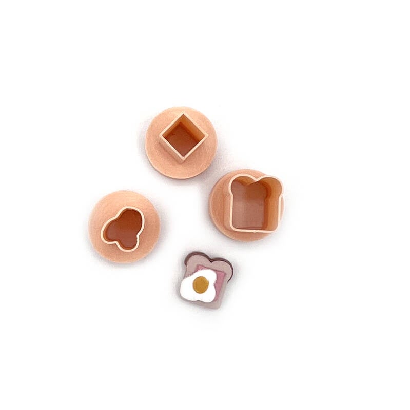 Sandwich with Egg and Ham Deco MINI cutters (3pcs)
