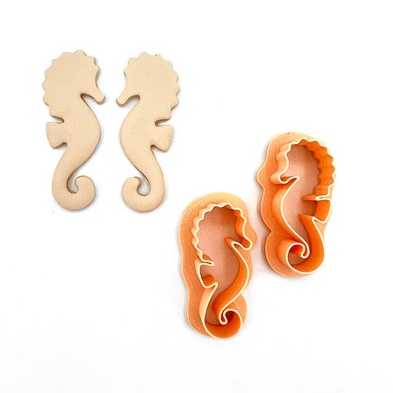 Sea Horse (mirrored set of 2 cutters)