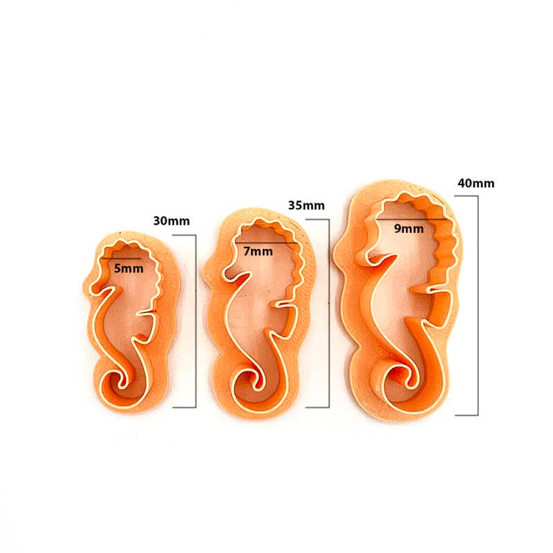 Sea Horse (mirrored set of 2 cutters)